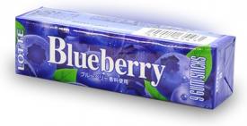 Жевательная резинка LOTTE Blueberry gum со вкусом голубики 31 грамм