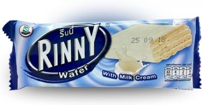 Вафли с молоком "Rinny Wafer Milk Coated Cream" 12.5 грамм