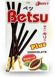 Бисквитная палочка с шоколадном "BETSU Biscuit Sticks PLUS - Chocolate" 35 грамм