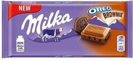 Шоколадная плитка Milka Oreo Brownie 100 гр
