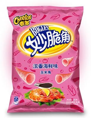 Чипсы Cheetos Bugles со вкусом морских продуктов 65 грамм