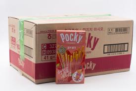 Соломка Pocky Strawberry со вкусом клубники 41 грамм (Корея)