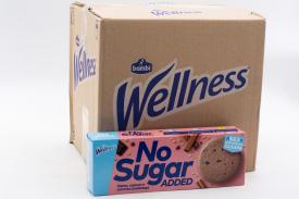 Печенье Wellness цельнозерновое без сахара с витаминами 125 гр
