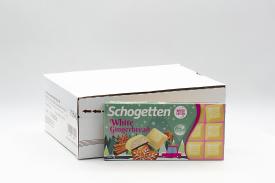 Шоколад Schogetten белый с кусочками пряника 100 гр