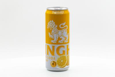 Напиток Singha безалкогольный газированный без сахара с высоким содержанием витамина C Лимон Сода 330 мл ж/б
