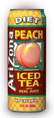 Напиток Arizona Diet Peach Tea 0,68л