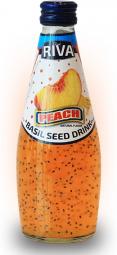 Basil seed drink Peach flavor "Напиток Семена базилика с ароматом персика" 290мл
