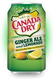 Напиток CANADA DRY GINGER ALE and LEMONADE имбирь-лимонад 355 мл