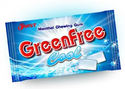 Жевательная резинка Green Free Cool Gum Methol 12 грамм