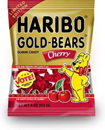 Мармелад "HARIBO" Мишки со вкусом вишни (Gold Bears Cherry) 113 грамм