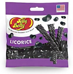 Жевательные конфеты Jelly Belly Licorice Лакрица 99 грамм