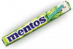 Жевательная конфета "Ментос со вкусом Яблока" (Mentos Green Apple) 37.5 грамм