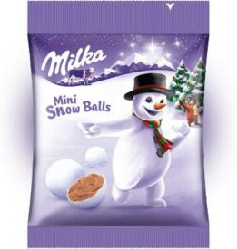 Шоколад Milka Mini Snow Balls 100 гр