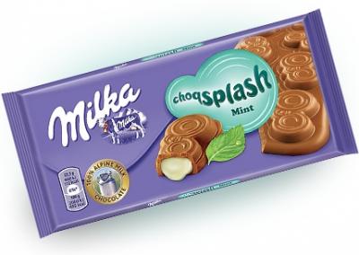 Milka Choqsplash Mint 90 грамм