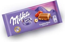 Шоколад молочный Milka Raisins&Hazelnuts 100 гр