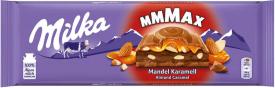 Молочный шоколад Milka Миндаль Карамель 300 гр