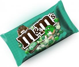 Шоколадное драже M&Ms Mint (со вкусом мяты) 80 грамм