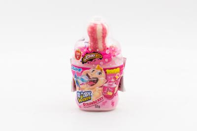 Леденец соска с кислой пудрой Johny Bee Babe sucker 32г