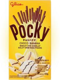 Бисквитные палочки Pocky в шоколадной глазури Шоко Банан 42 гр