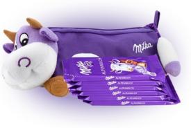 Шоколад Milka Pencil Case (мини плитки 5 шт) 200 грамм