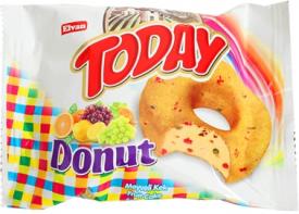 Кекс Today Donut с фруктовым вкусом 45 грамм