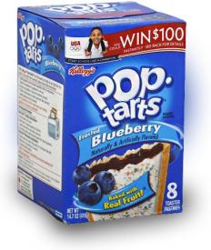 Печенье Pop Tarts 8 PS Frosted Blueberry 416 грамм