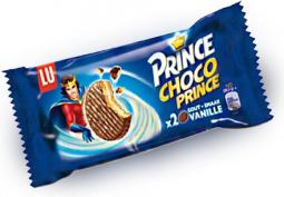 Печенье-сэндвич Prince Choco Vanilla с шоколадно-ванильной начинкой 57грамм