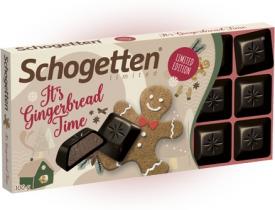 Шоколад темный Schogetten с кусочками имбирных пряников 100 гр