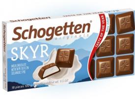 Молочный шоколад Schogetten с кремовой начинкой скандинавский йогурт 100 гр