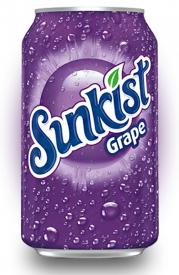 Напиток Sunkist Grape 0,355 л