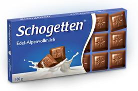 Молочный шоколад Schogetten Alpine Milk Chocolate 100 грамм