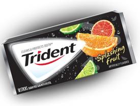 Trident Gum Splashing Fruit