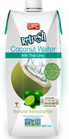 Кокосовый напиток 100% Coconut Water with Thai Lime 0,5л