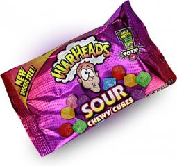 Жевательные конфеты суперкислые WarHeads Chewy Cubes 70 грамм