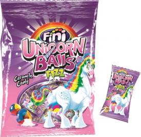 Карамель леденцовая FINI Unicorn balls Яйца Единорога кислые 80 грамм