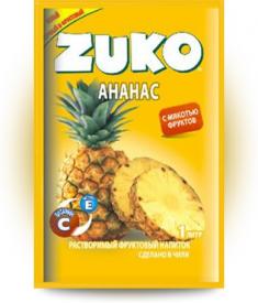 Растворимый напиток ZUKO Ананас 25 грамм